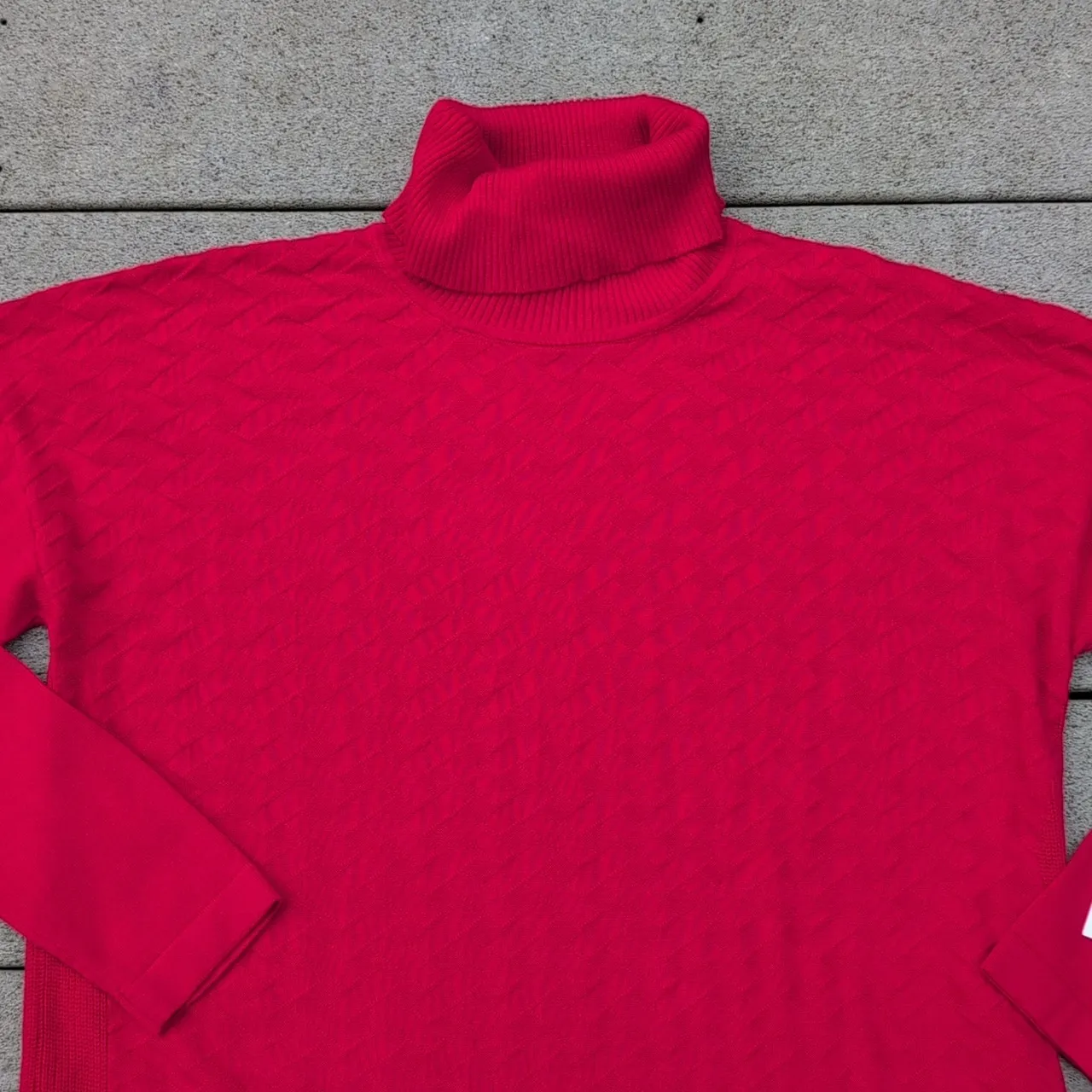 NWT Calvin Klein Red Turtleneck Sweater - Image 7