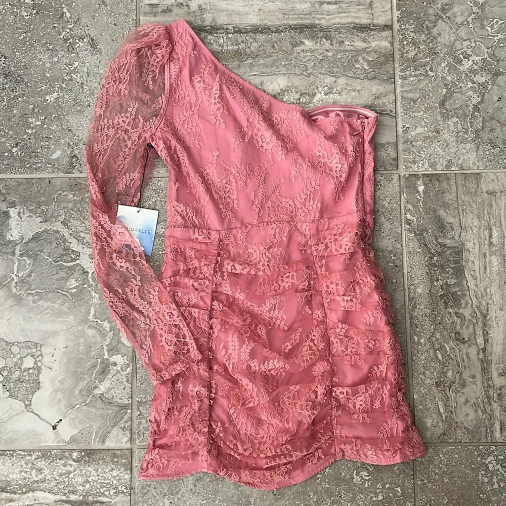 Majorelle Ilaria One-Shoulder Mini Dress, REVOLVE Size M New w/Tag Retail $198 - Image 8