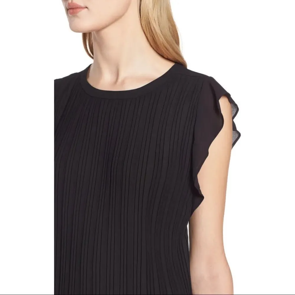 Halogen ✨HP✨ Mini Pleat Ruffle Sleeve Blouse ✨ - Image 7