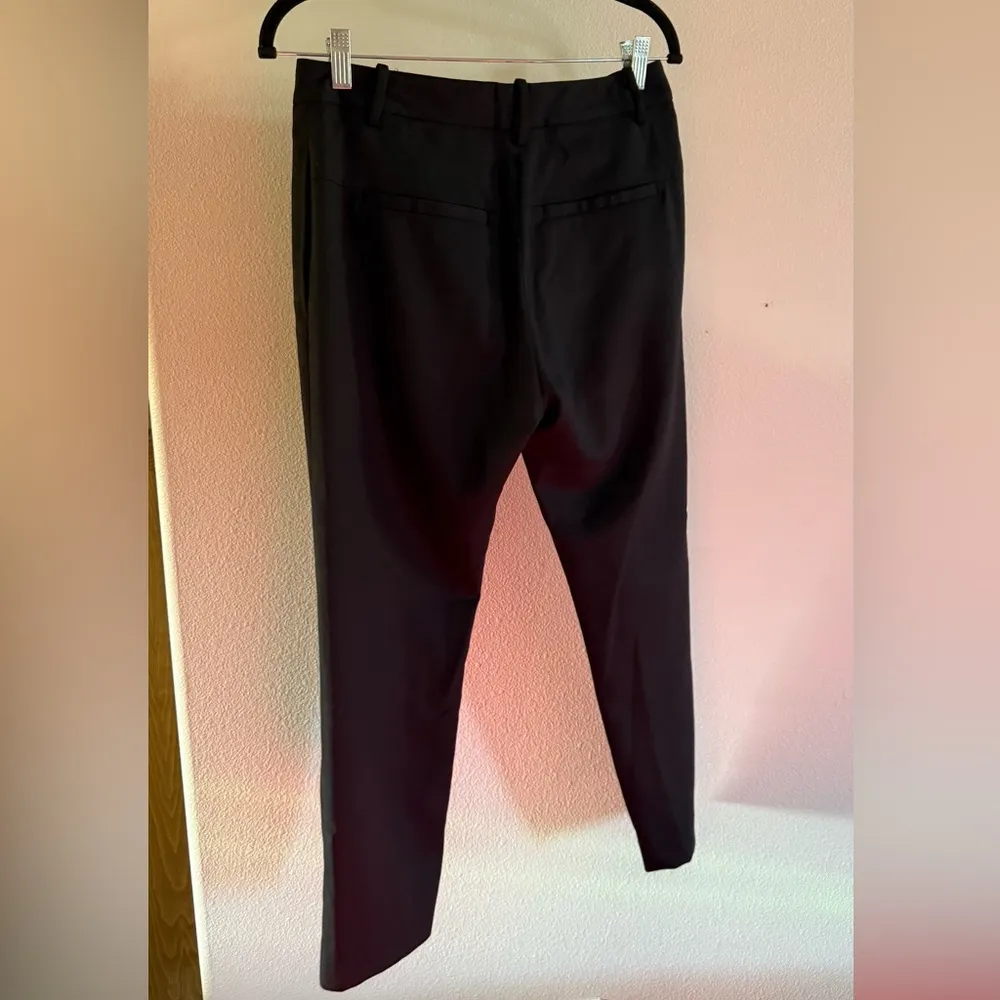 Nili Lotan tapered pant trouser Black Size 4 - Image 3
