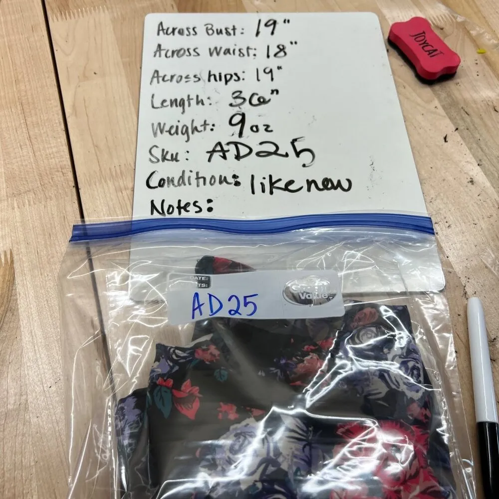 Skies Are Blue Floral Keyhole Sleeveless Dress Size Large Black Multicolor - Image 11