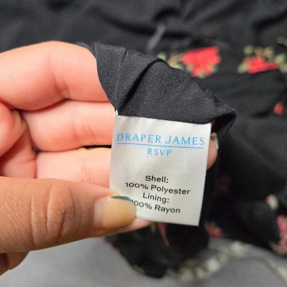 Draper James RSVP Long Sleeve Ruffle Midi Dress - Image 4