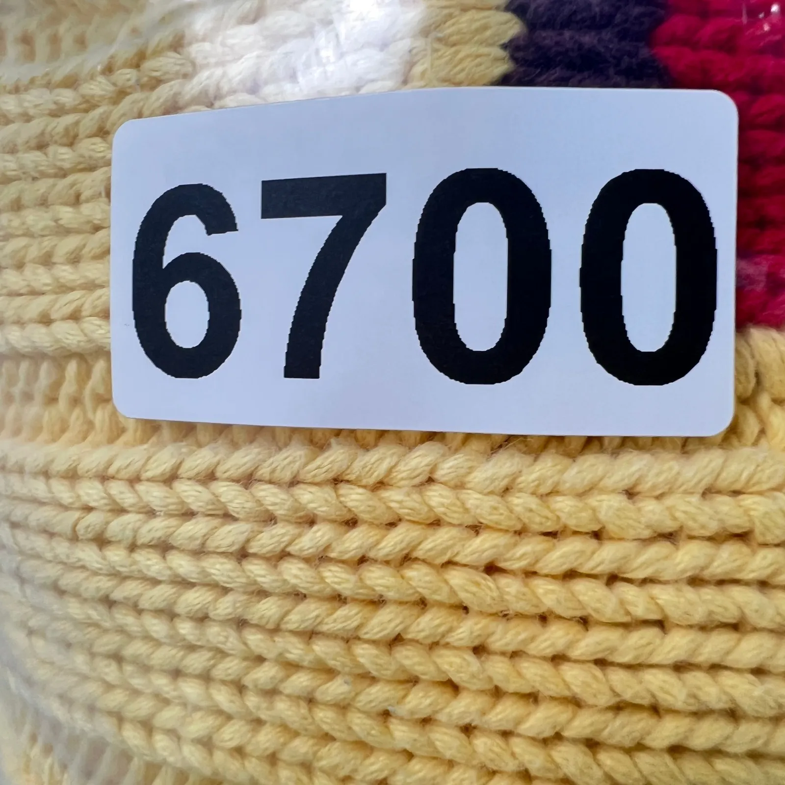 Tommy Hilfiger Jeans Yellow Ribbed Cotton Sweater XL Logo Flag Patch Y2K Retro - Image 10