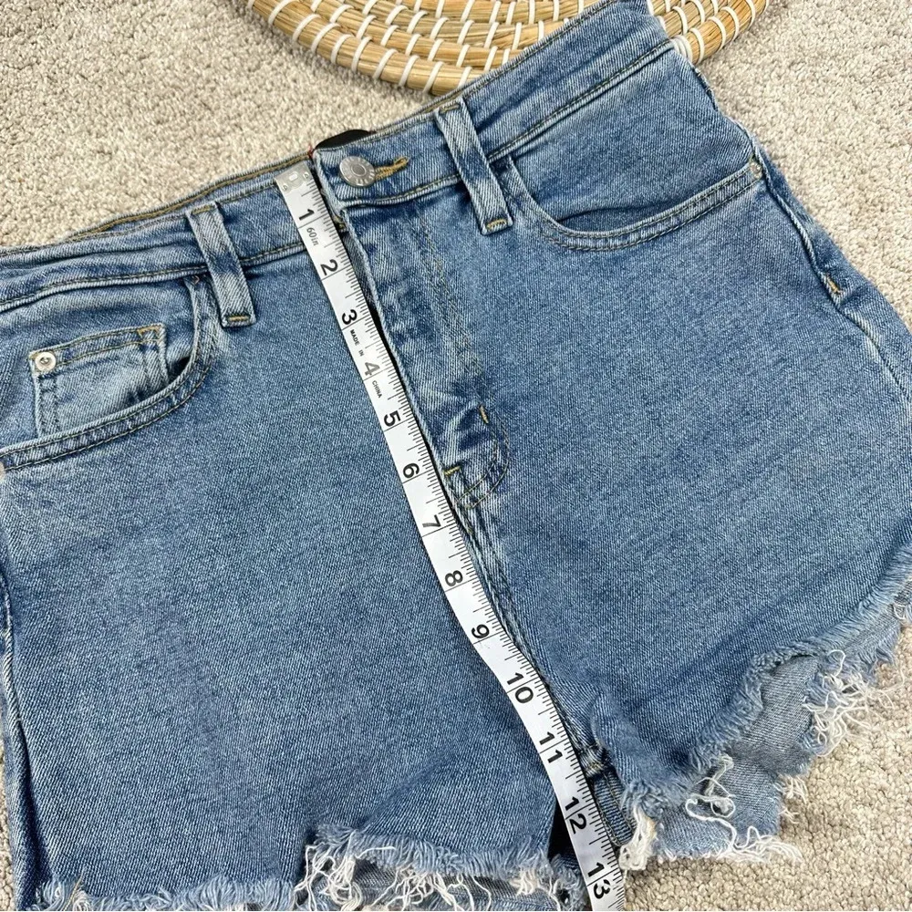 BDG Urban Outfitters Girlfriend High Rise Jeans Denim Shorts Blue Size 27 - Image 14