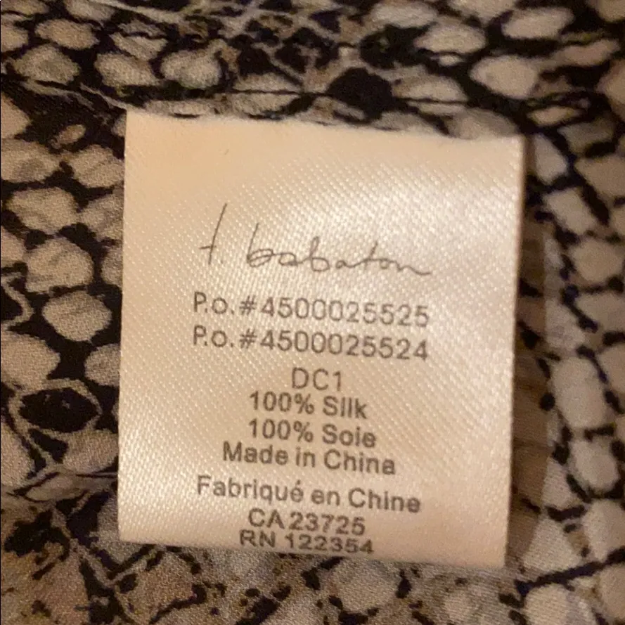 Aritzia Babaton 100% Silk Blouse - Image 4