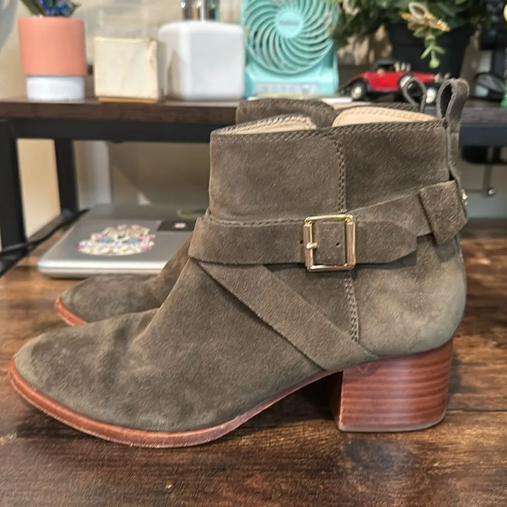 KATE SPADE  POLLY ANKLE SUEDE BOOTS‎ SIZE 7.5 - Image 3