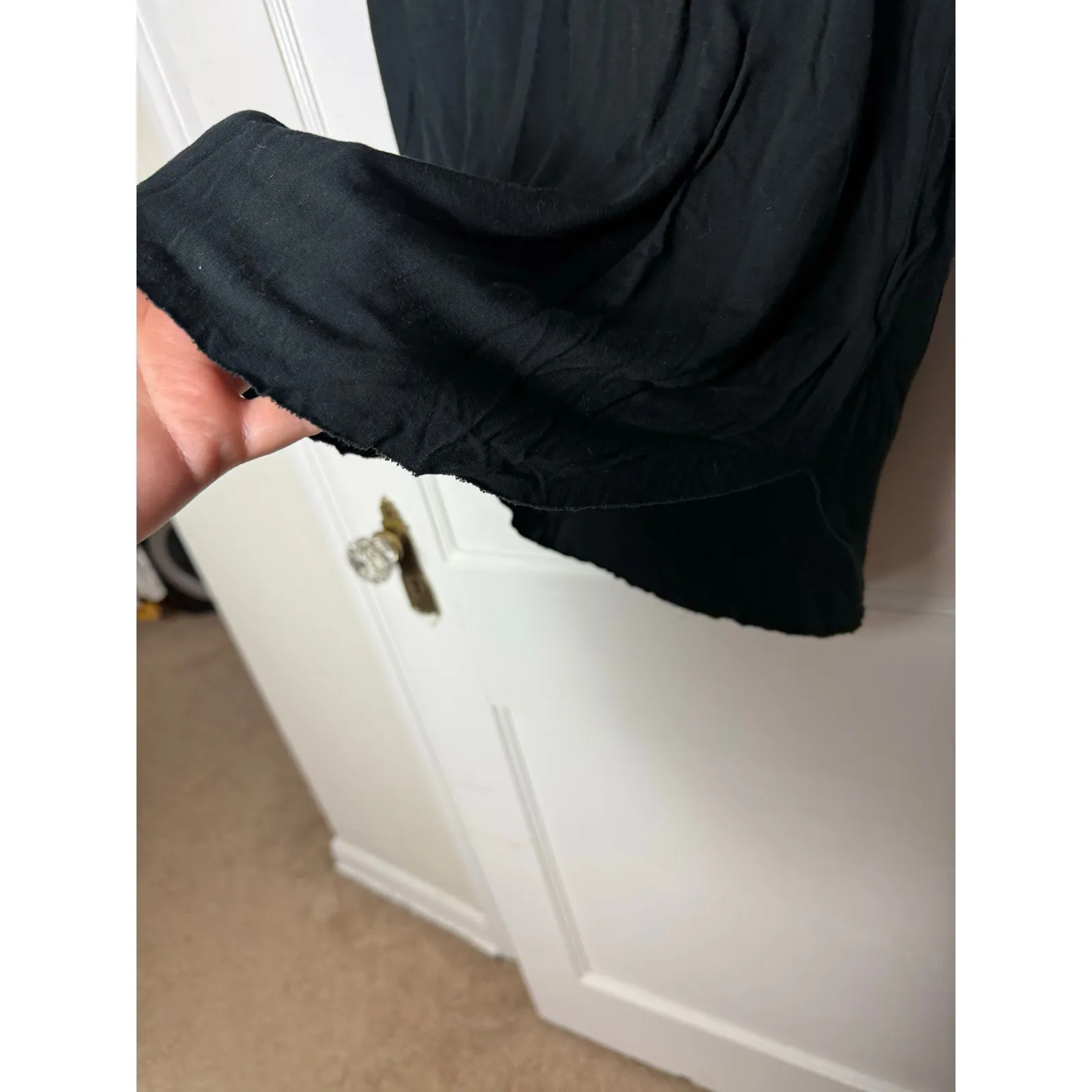 American Eagle Outfitters Black Jersey Knit Soft and Sexy Short Sleeve T-shirt S - Image 8