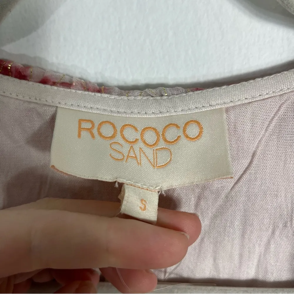 NWT Rococco Sand Ava Bodysuit Rosewood Tie Dye Small Pink - Image 5