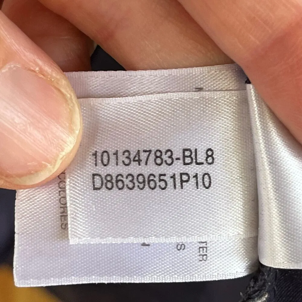 Dior Women's Navy/Purple 100% Silk Ruffled Mini Dress Size L - Image 13