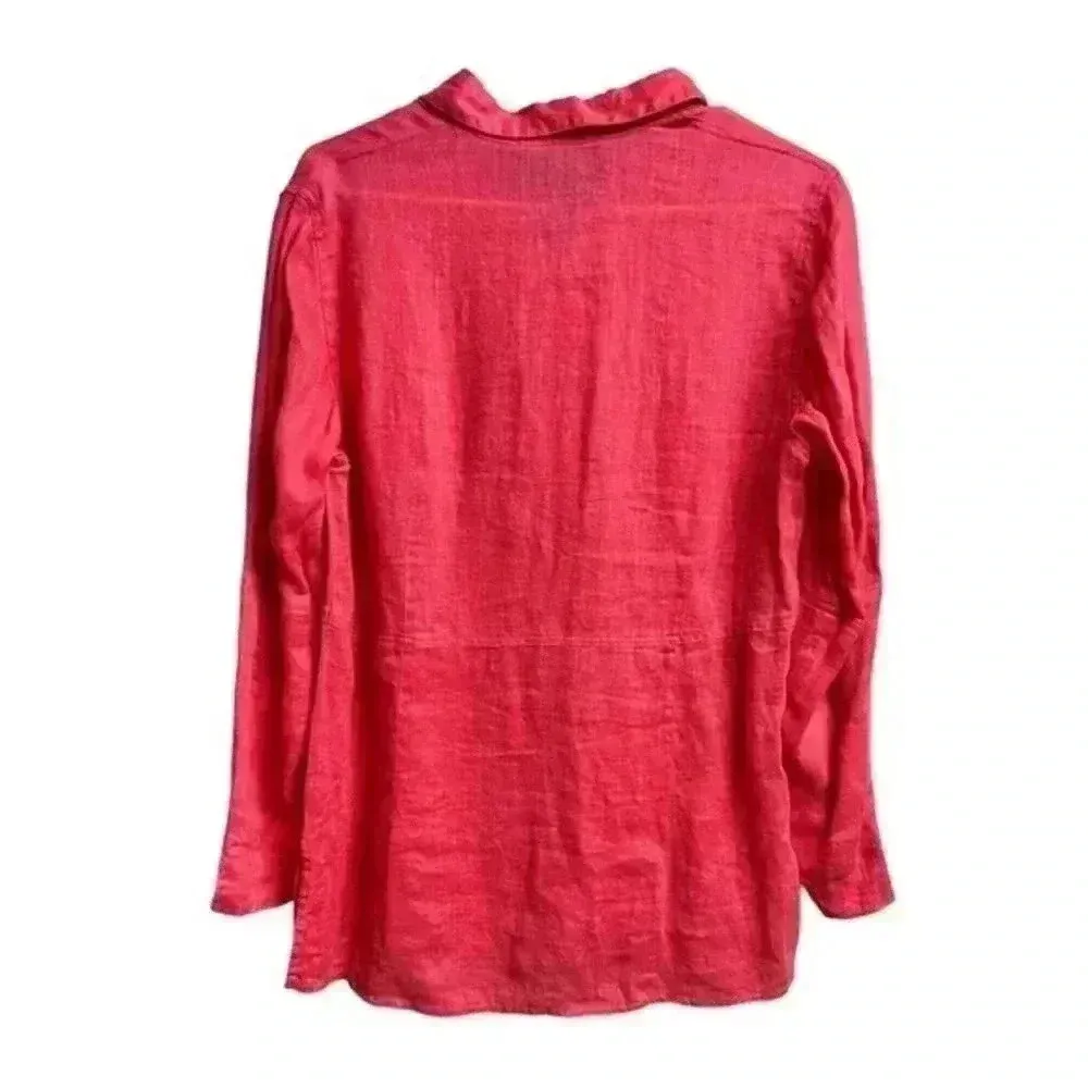 Diane Gilman 100% Linen Button Down‎ - Image 5