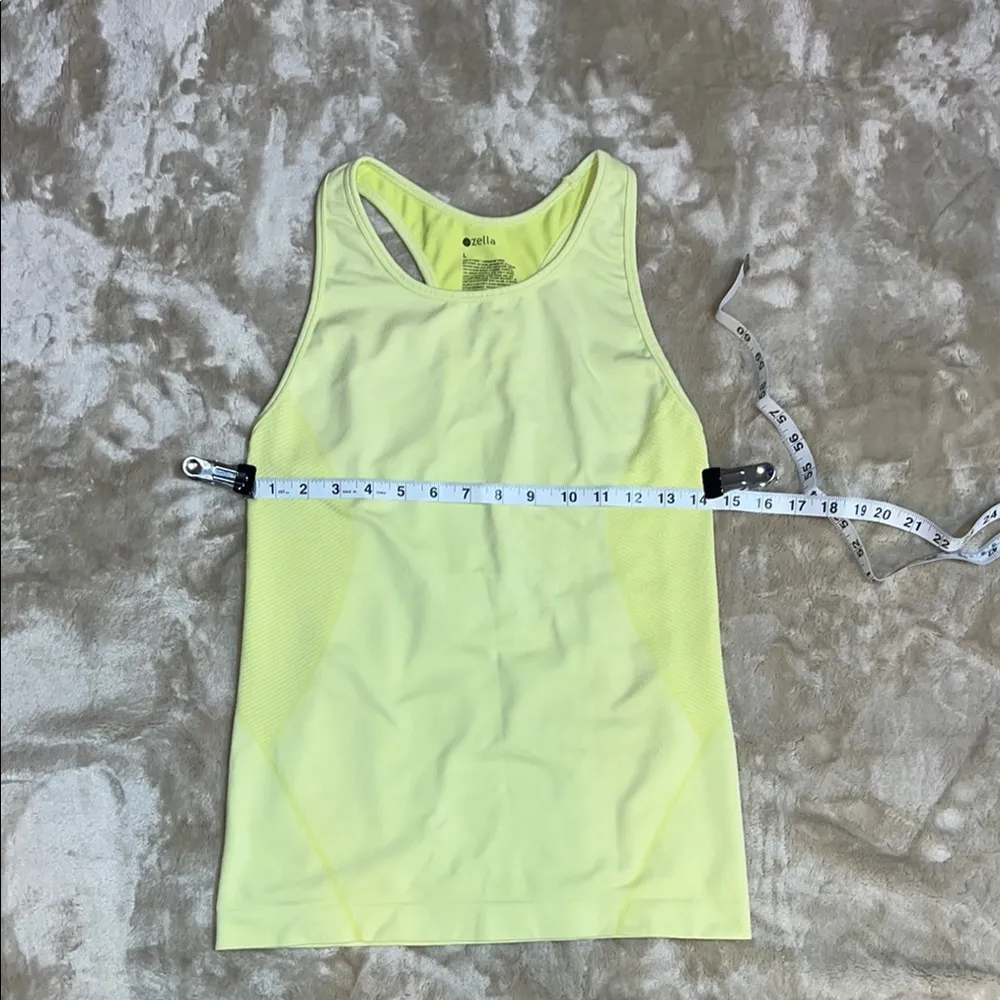Zella‎ Light Yellow Racerback Tank - Image 5