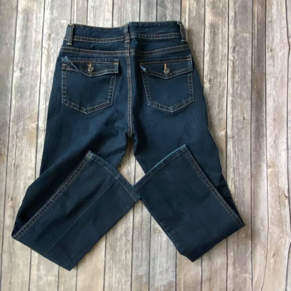 Gloria Vanderbilt Jeans Women 8 M Flap Pocket Bootcut Straight 28" Inseam Denim - Image 4