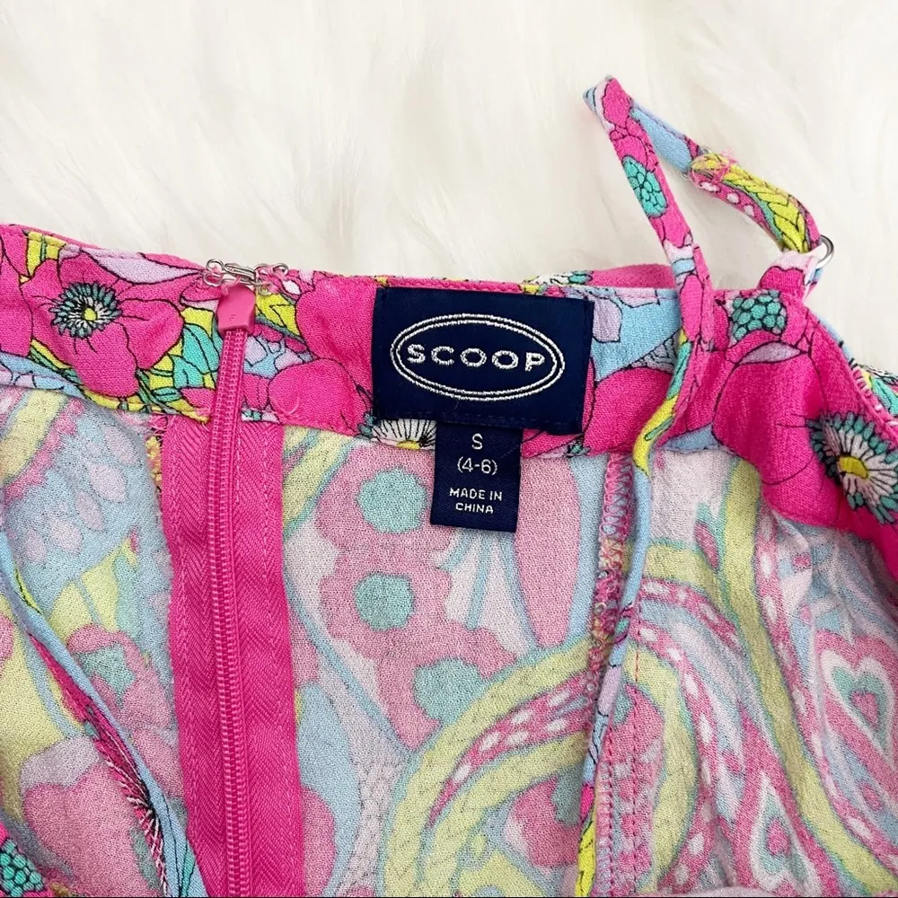 Colorful Paisley Maxi Dress Pink - Image 9