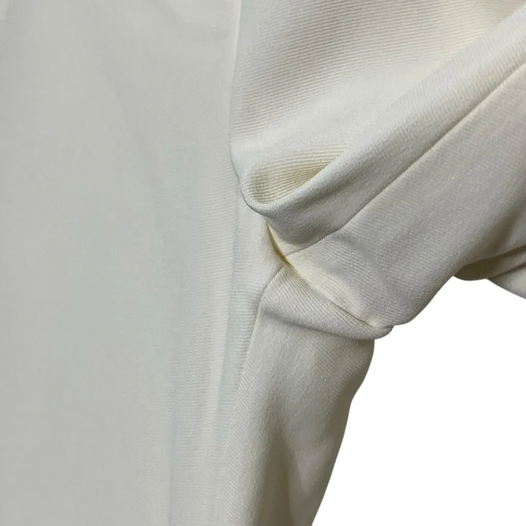 Reiss Lyonaise Eve White Trousers Women’s Size 6 Slim Fit Workwear Minimalist - Image 8