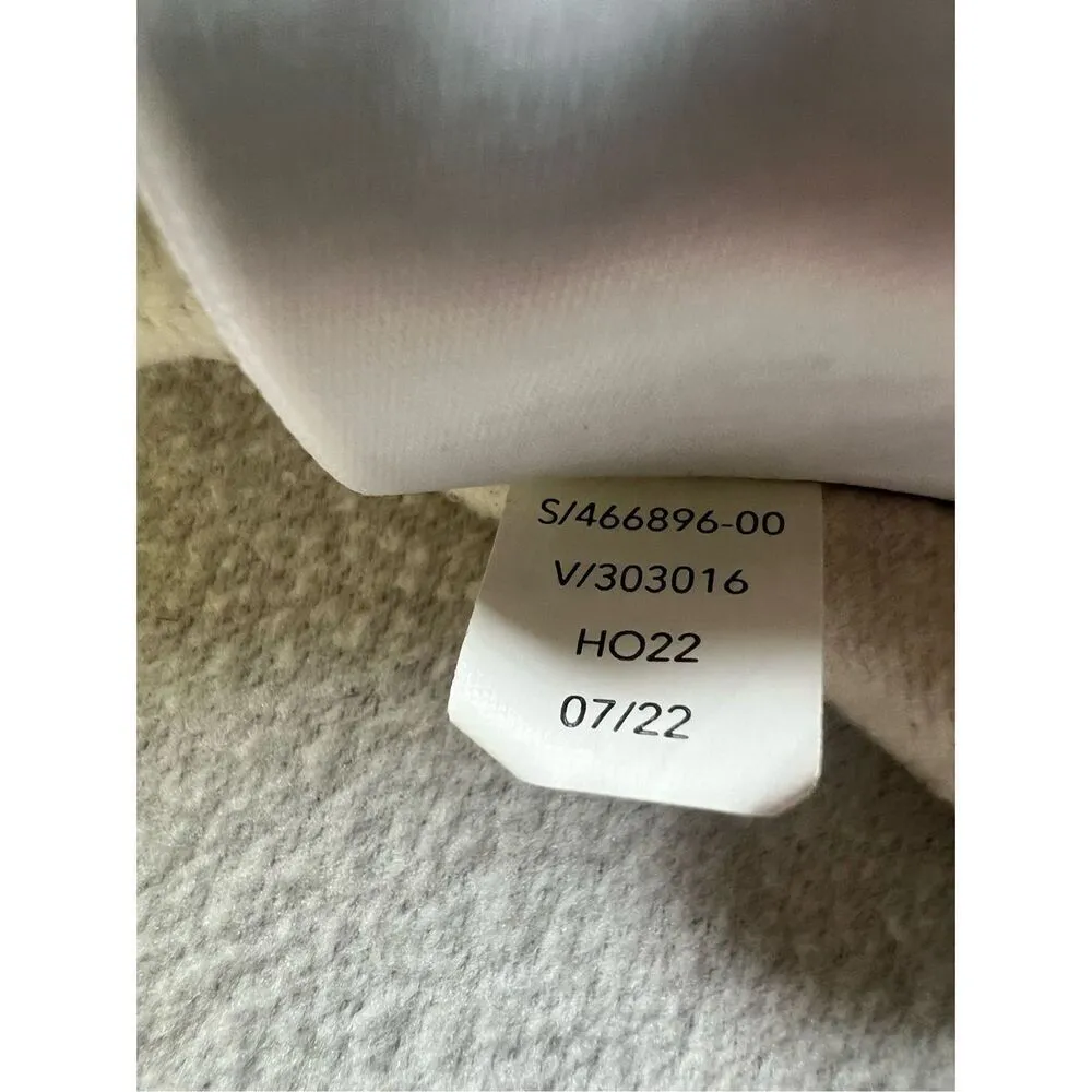 Athleta Agate Paisley Cream Coaster Luxe V Neck Sweatshirt Large - Image 7