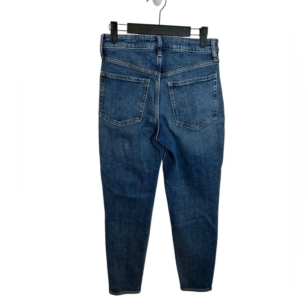 Old Navy Medium Wash High Rise OG Straight Leg Jeans - Image 2