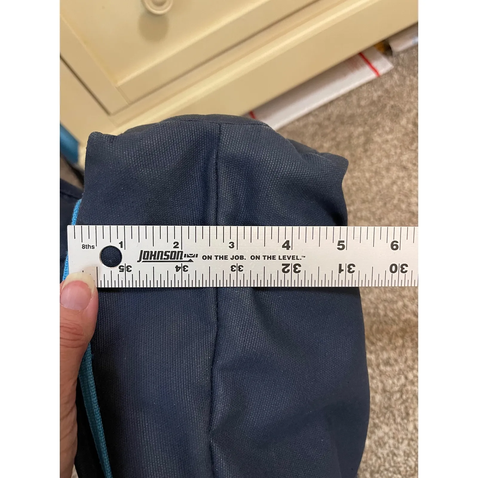 Victoria's Secret PINK Messenger Bag Navy Blue "Love Pink University" Logo - Image 9