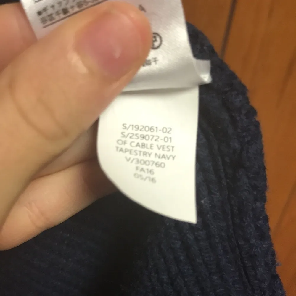 GAP Outlet navy sleeveless cardigan Blue Size XS - Image 7