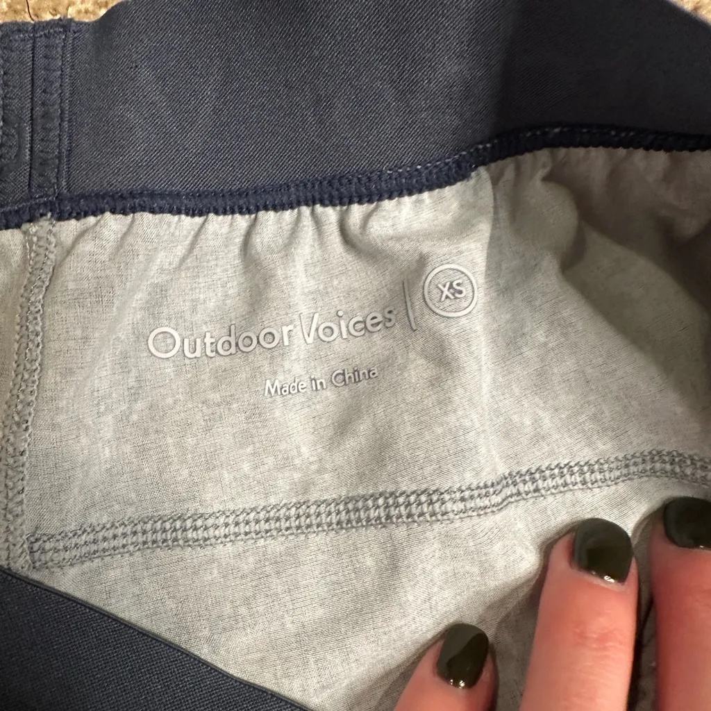 Outdoor‎ Voices Blue Speckle Relay Shorts - Image 2