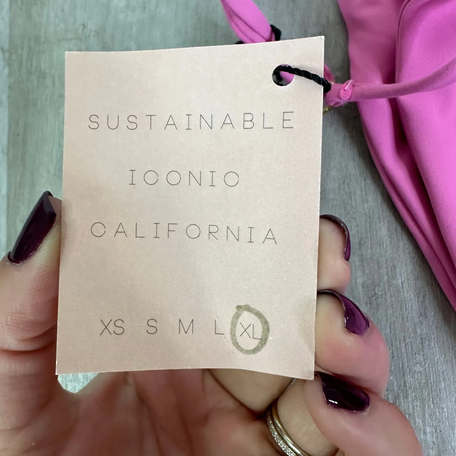 NEW Skatie X Amber Fillerup Clark Bikini Dahlia Pink Ella Top Bobbie Bottom XL - Image 8