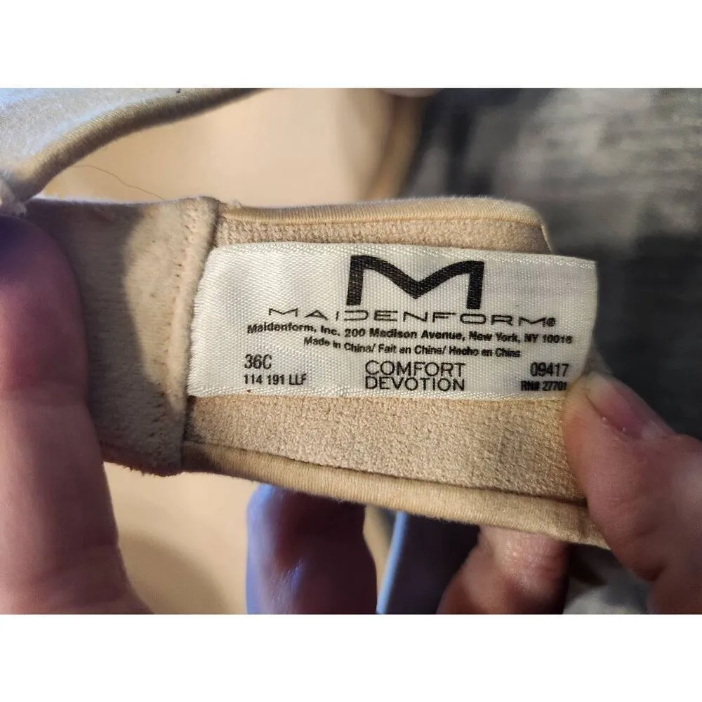 Maidenform Custom Lift Strapless Underwire Bra #09417 Size 36C - Image 3