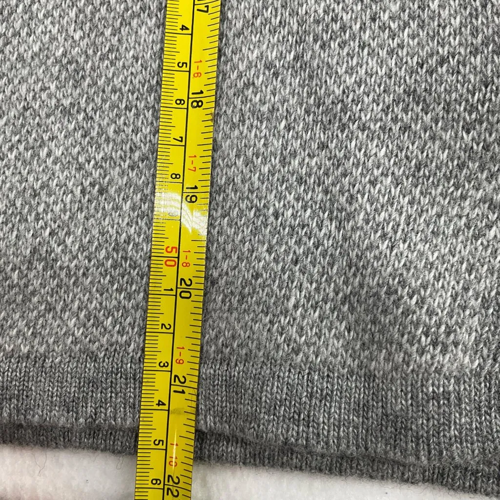 ITALY MADE BENEDETTAB. wool grey cashmere jumper sweater s bust from32 to 42in Gray - Image 7