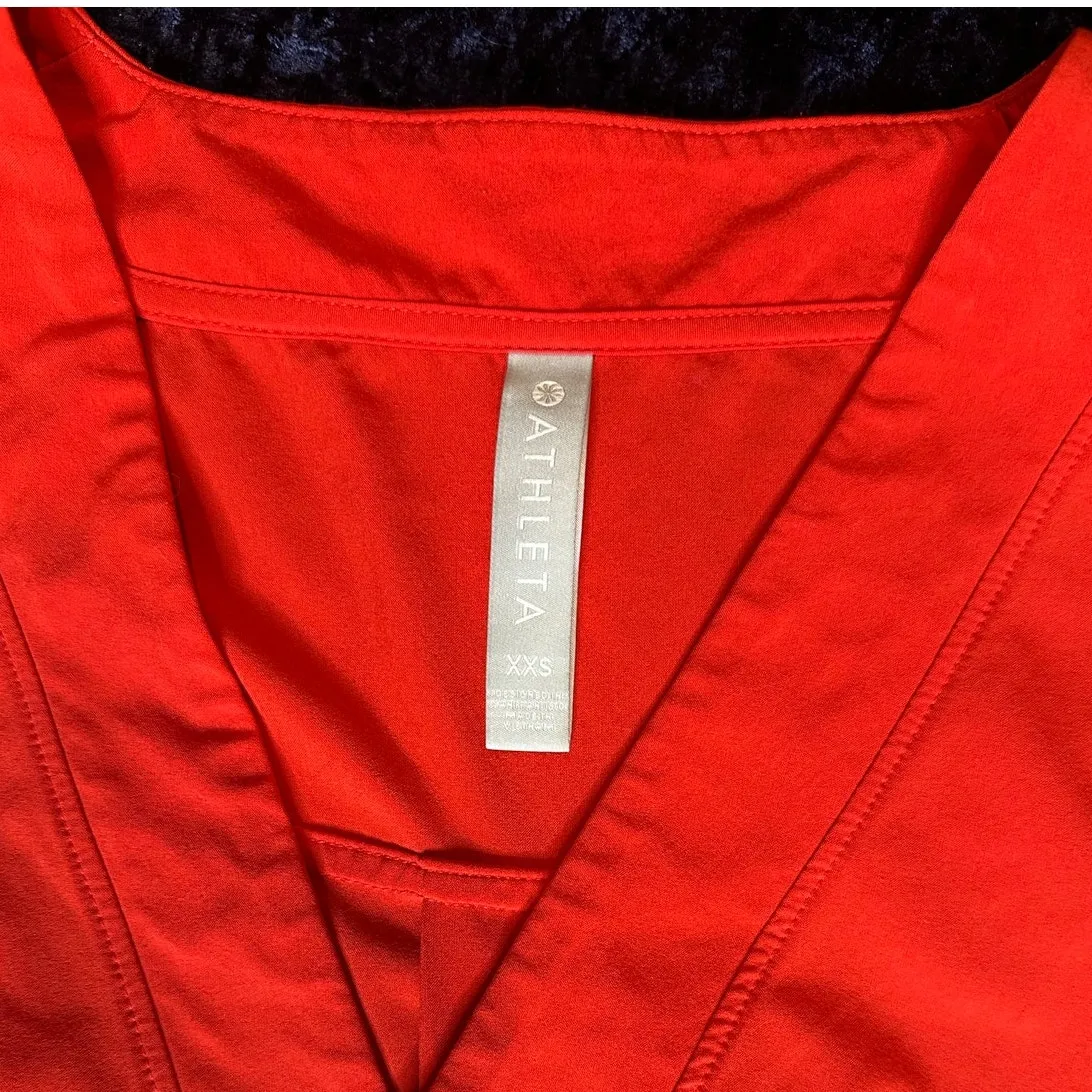 Athleta women's Marlow lightweight athleisure dress red size XXS sold out online - Image 7