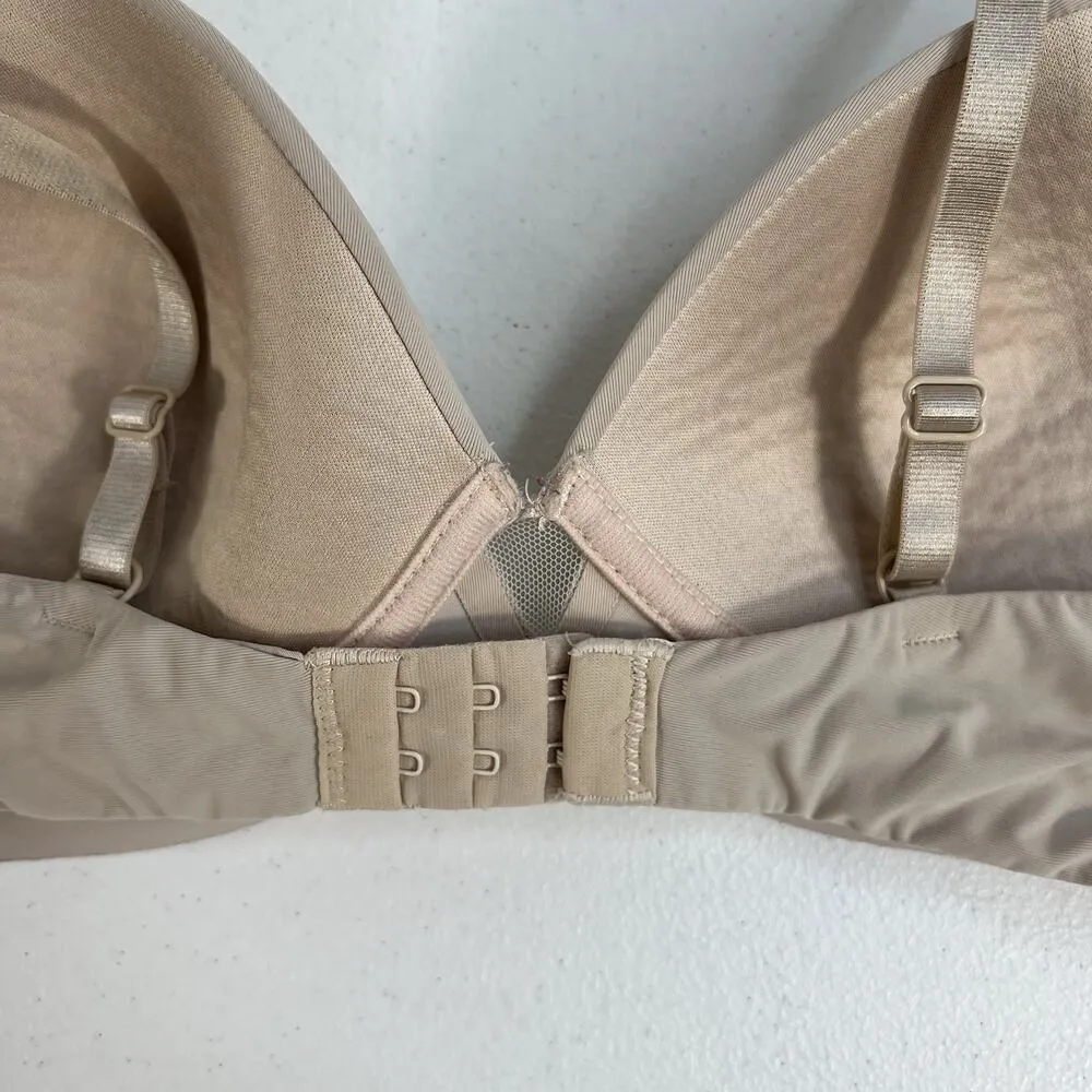 Maidenform 36B One Fab Fit Wireless Demi Bra Beige Lightly Lined Women’s Tan - Image 7