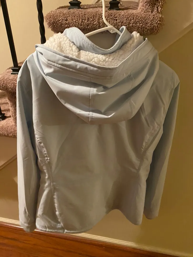 Light Blue Winter Coat Multiple Size L - Image 2