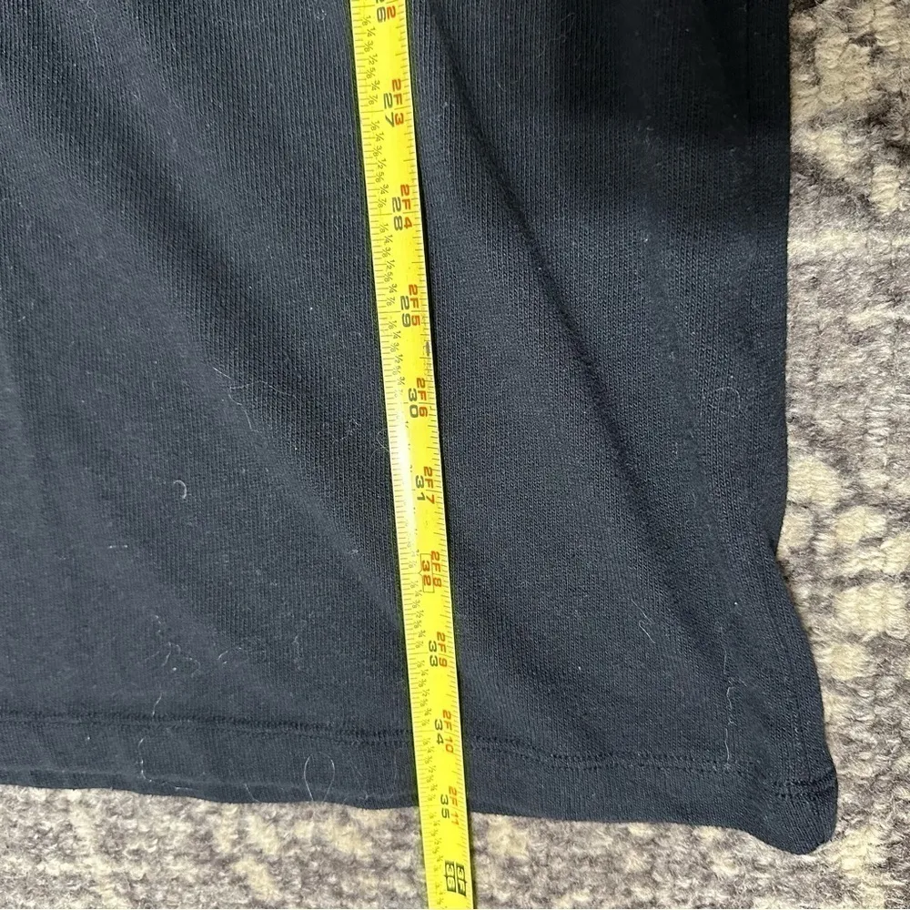 Z Supply Women’s Size M Black Cotton Blend Belted Ruffle Sleeve Capri Mini Dress - Image 11