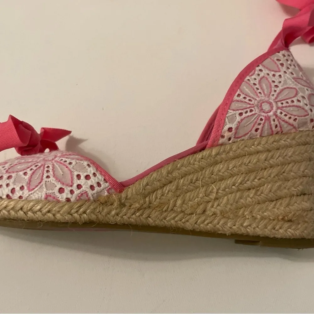 Lily Pulitzer Pink Wedges - Image 2