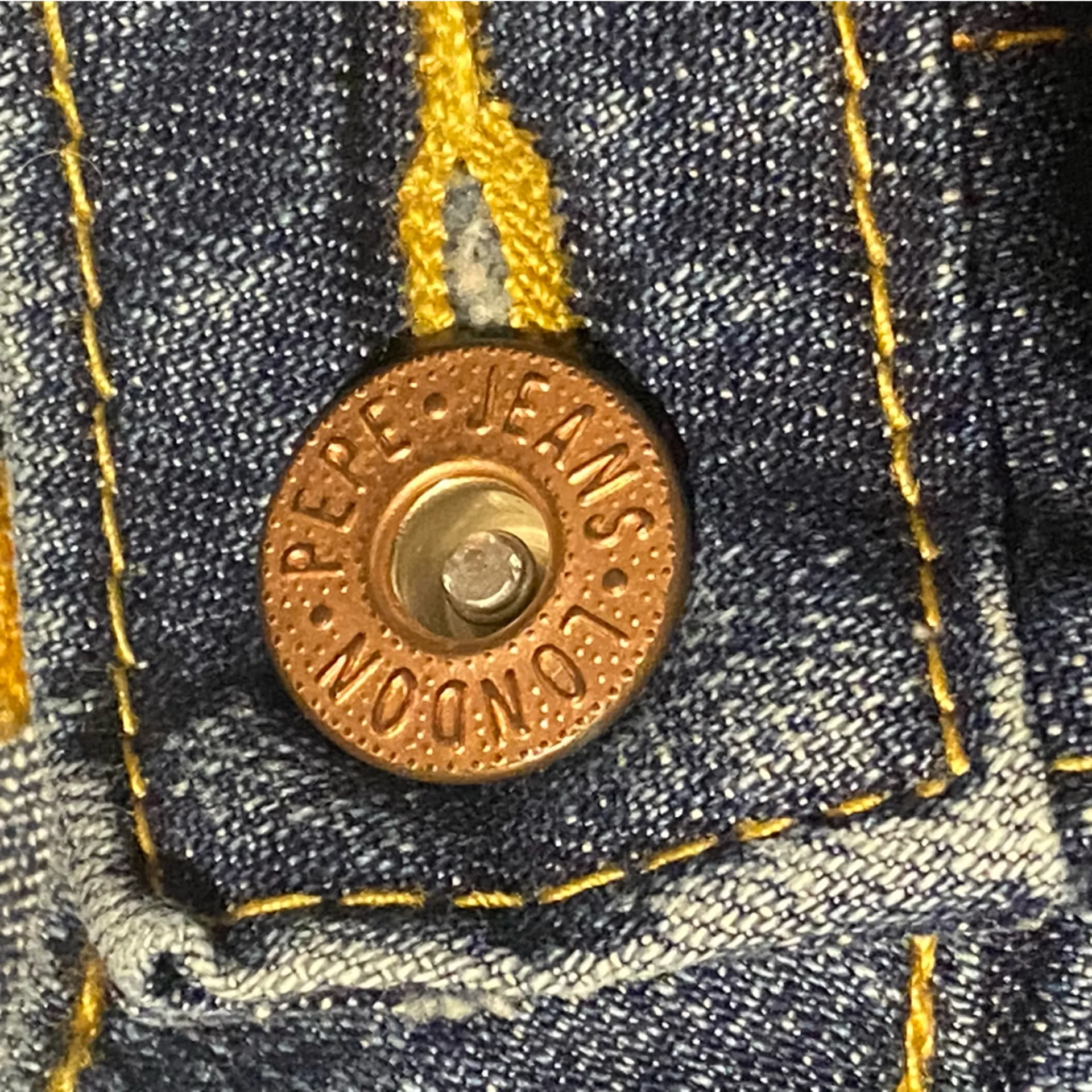 Pepe London Size 3 Crop Jeans Made In Jordan Retail $109.00 Sku A7 - Image 8