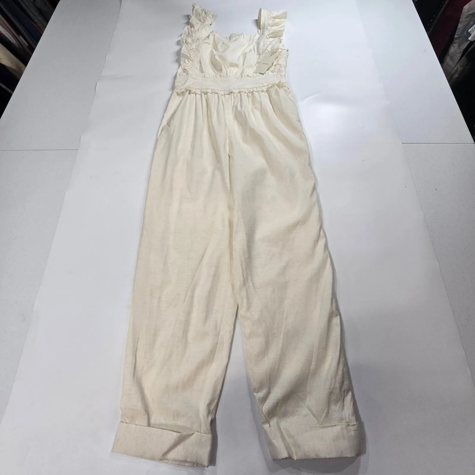 Tularosa Ames Jumpsuit in Ivory Large - Image 3