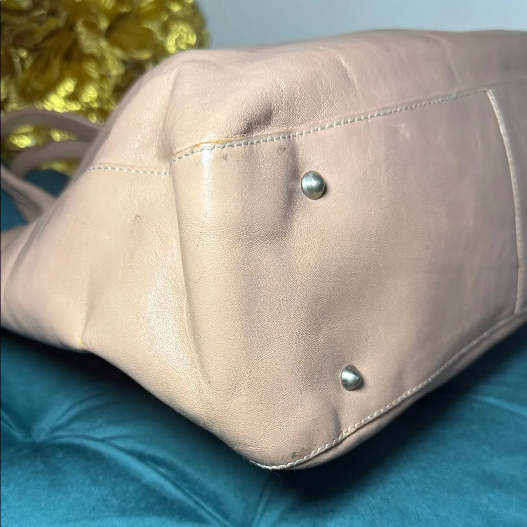 Furla Blush Leather Tote - Image 4