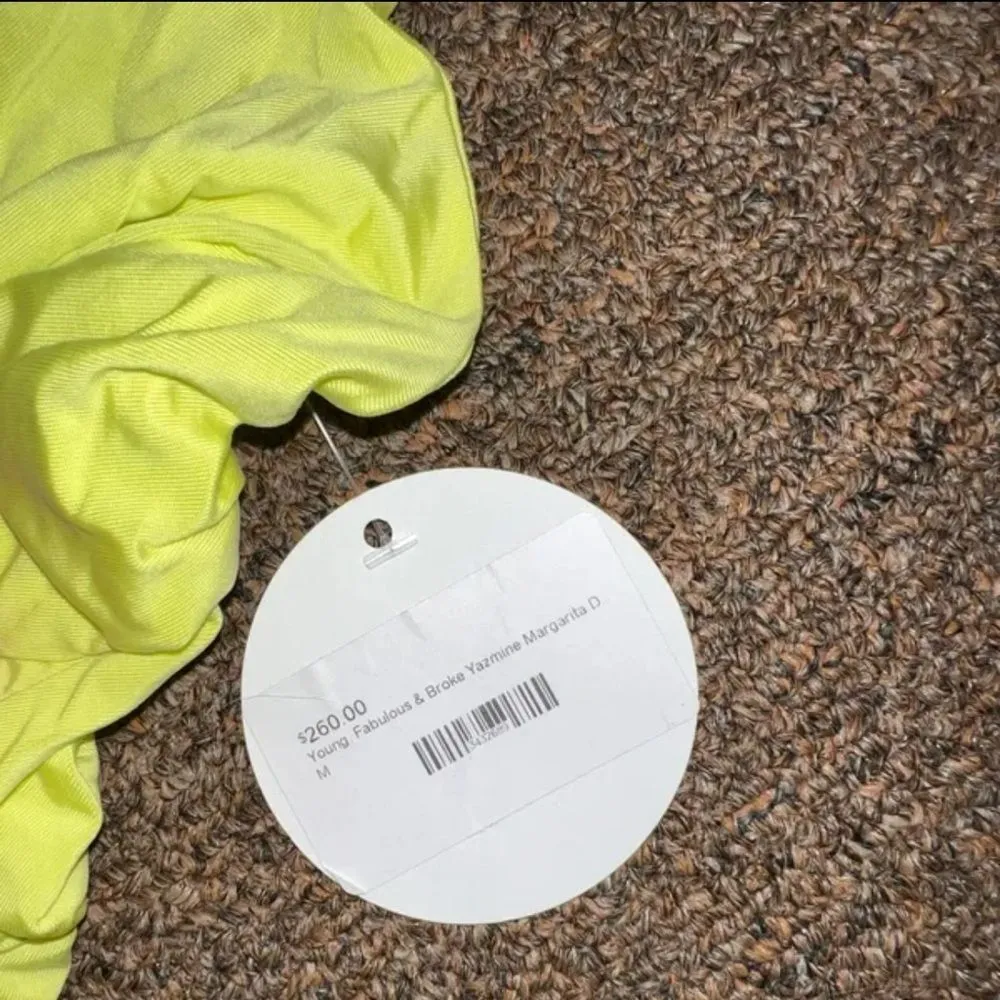 NWT Young Fabulous & Broke | Revolve | Yazime Dress in Maragarita Size Medium - Image 7