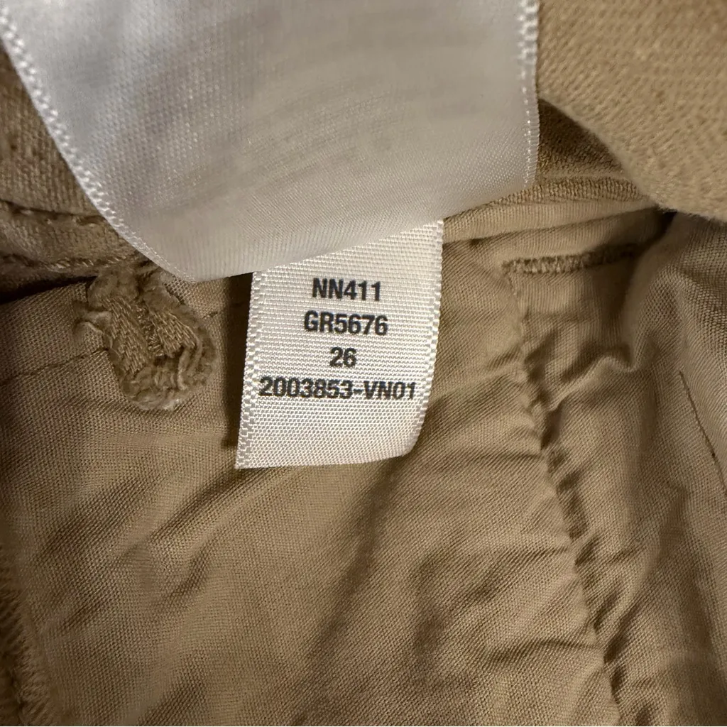 Madewell ‘90s Straight Cargo High Rise Utility in Sand Dune Wash Jeans Size 26 - Image 12