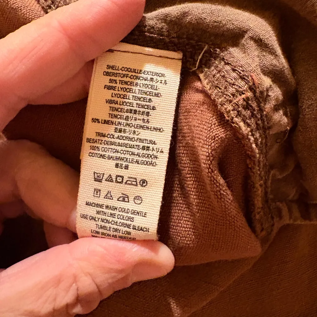 Free People rust wide leg pants - Image 5