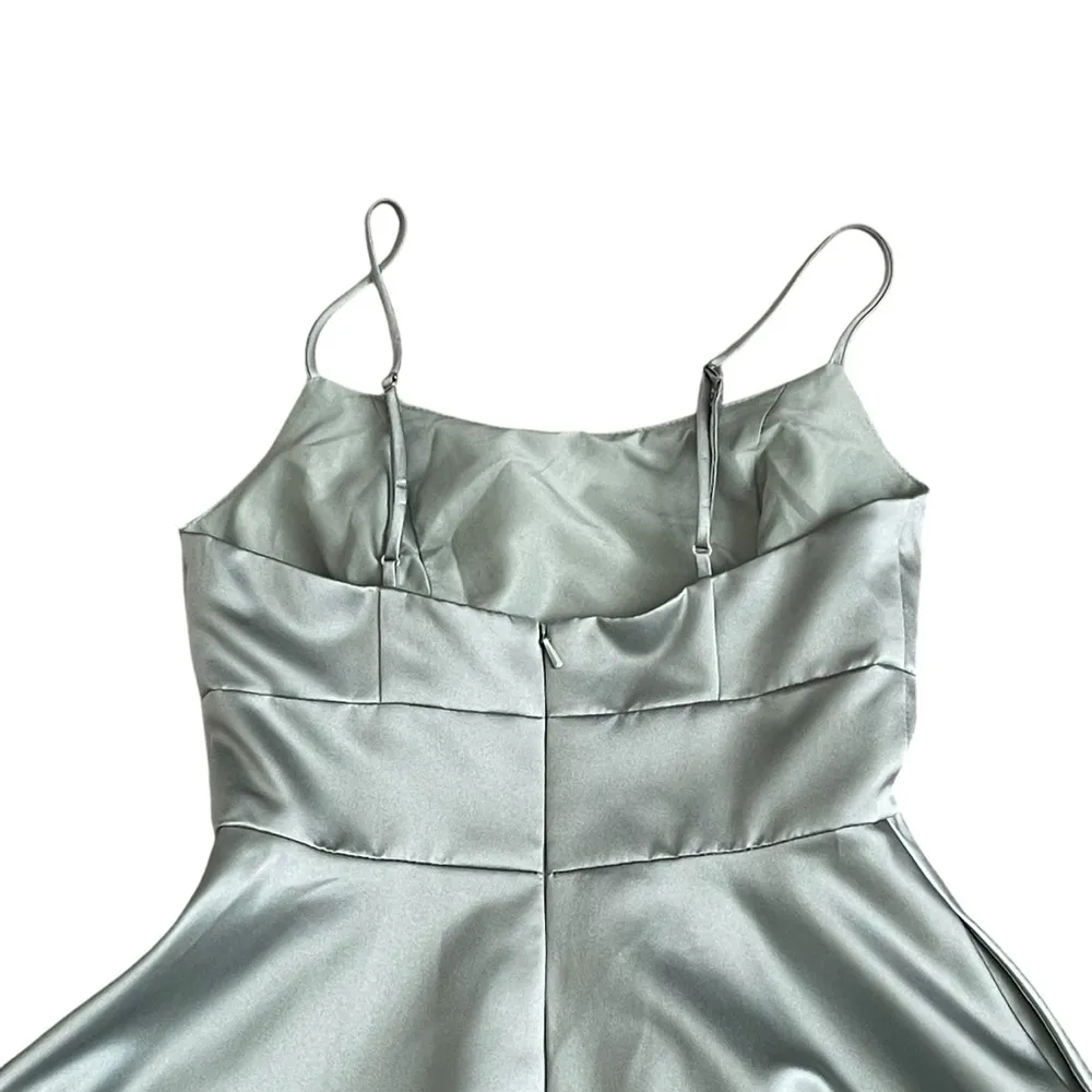 David’s Bridal Jules & Cleo Scoop Neck Short Satin A - Image 8