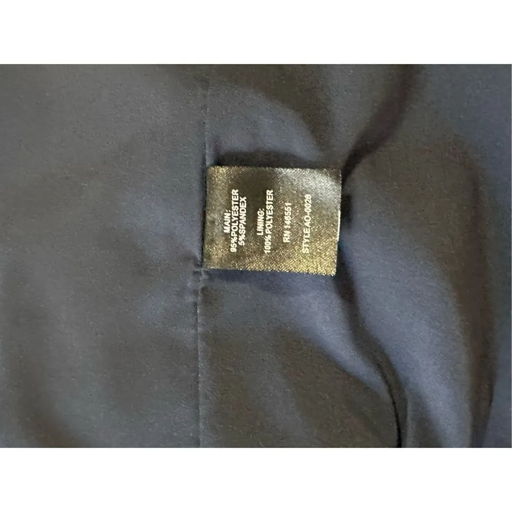 Pre- Loved - Ava Slit Sleeve Blazer - Small/ Navy Blue - Image 15