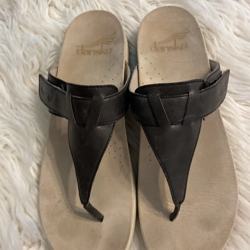 Dansko Sandals size 10 very good condition leather upper adjustable - Image 5