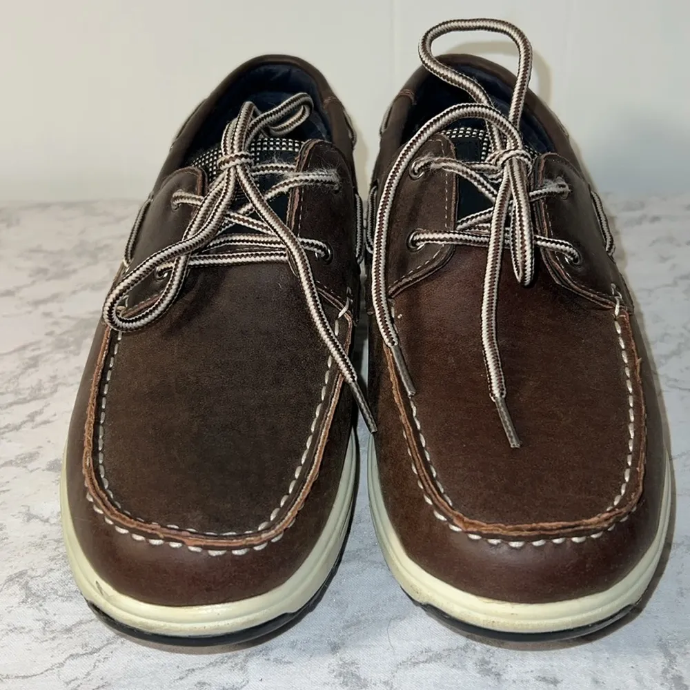 Men’s Island Surf Boat Sailor Shoes Brown 9M Size 9 - Image 3