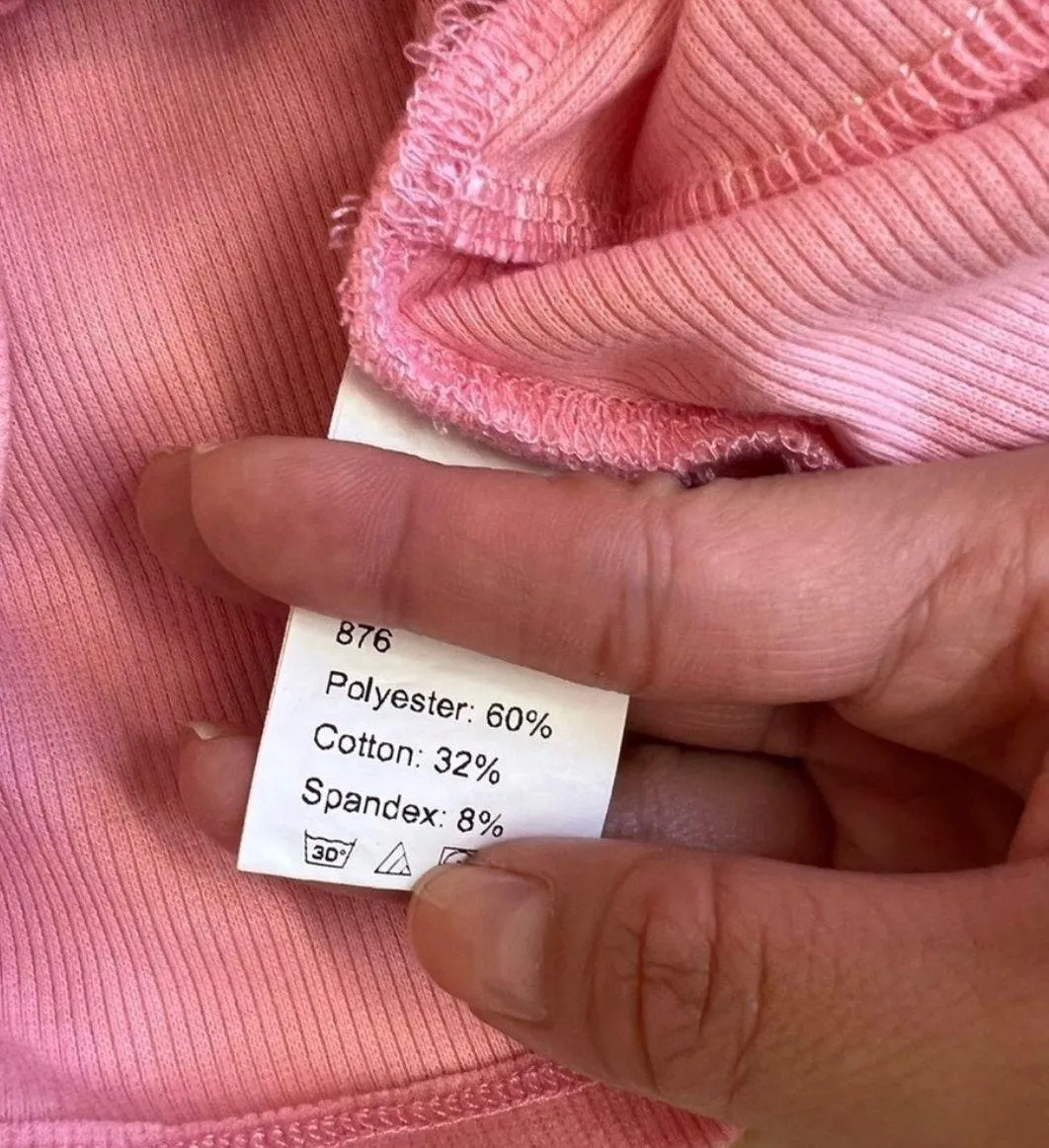 Light Pink Lace Trim Cami Crop Barbie Tank Top With Bow Size Small - Image 7