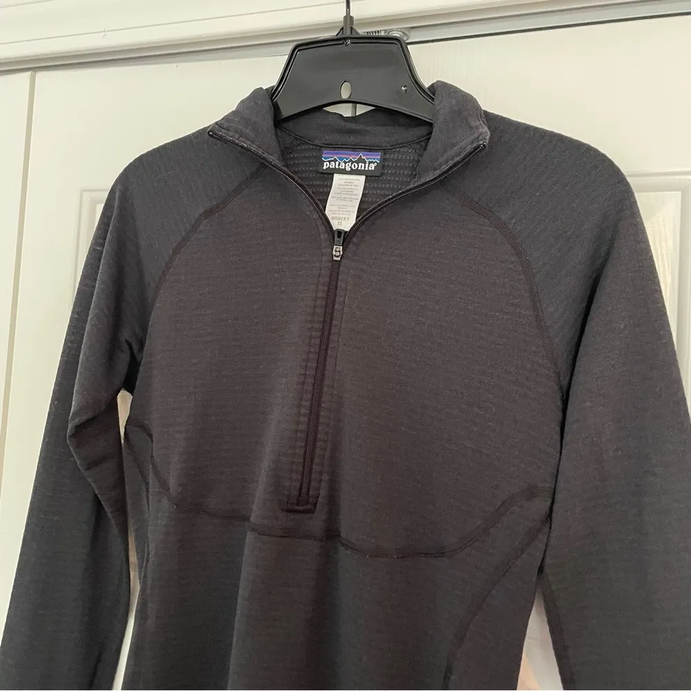 Patagonia Capilene Thermal Half Zip Jacket Lightweight Polartec Grey Sz XS - Image 3