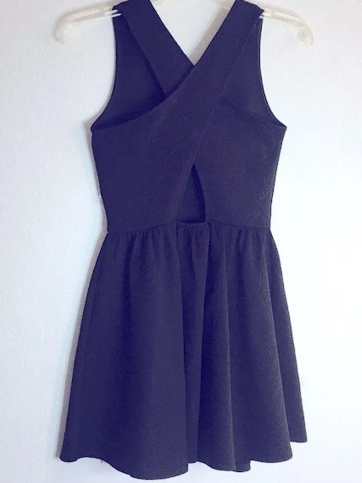 CHARLOTTE RUSSE Mini Black dress teardrop open back - Image 8