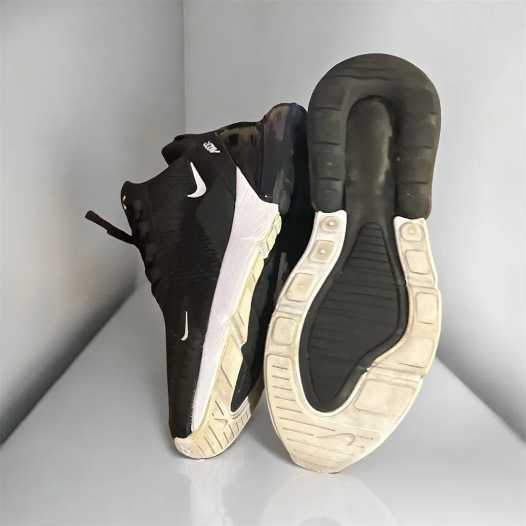 Nike Air Max 270 Black and White Sneakers - Image 2