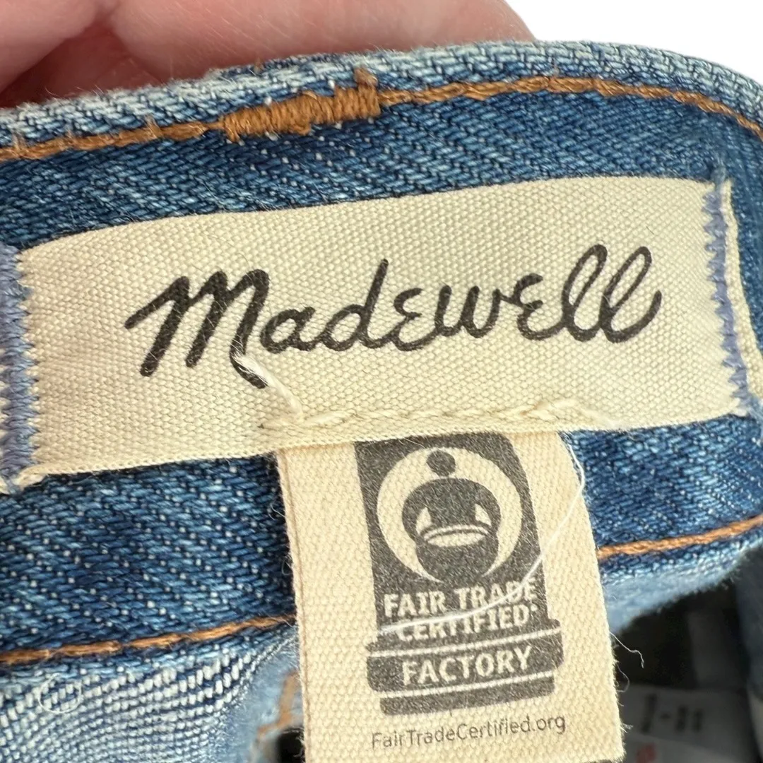 Madewell Women's Superwide-Leg Jeans Size 24 High Rise Cuffed Denim Casual Boho‎ - Image 3