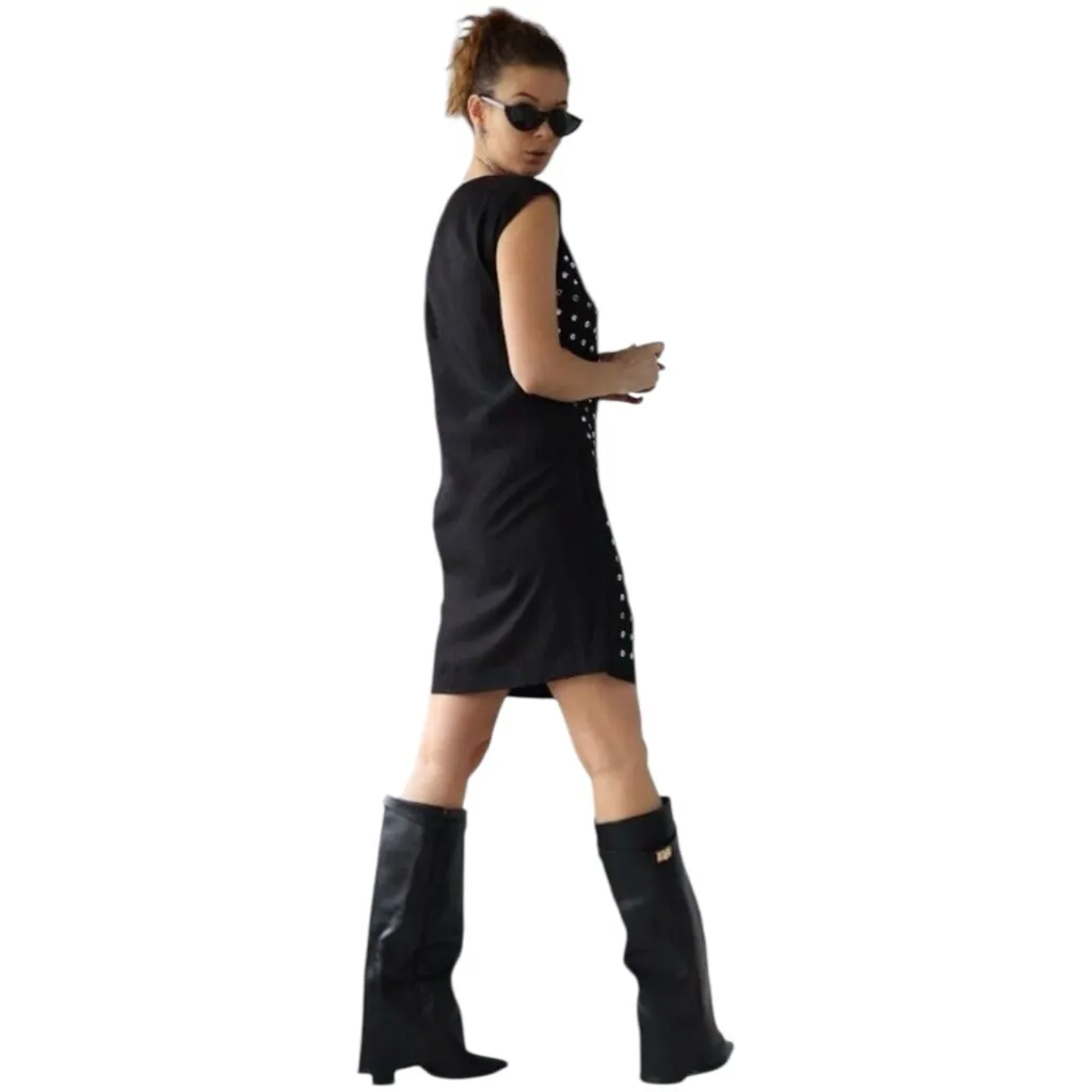 See By Chloe Black Studded Dress - Image 5