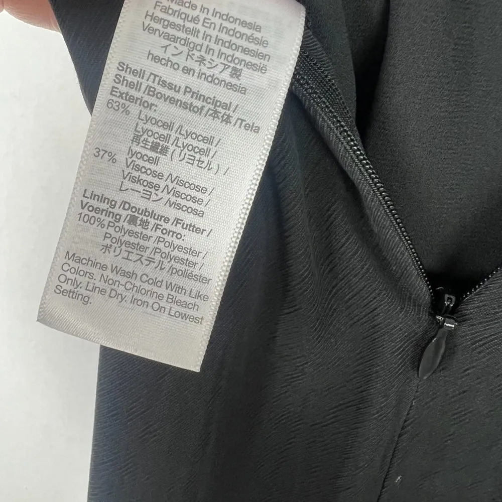 NWT Madewell Square-Neck Wide-Leg Sleeveless Jumpsuit Pockets Black Size 2 NEW - Image 13