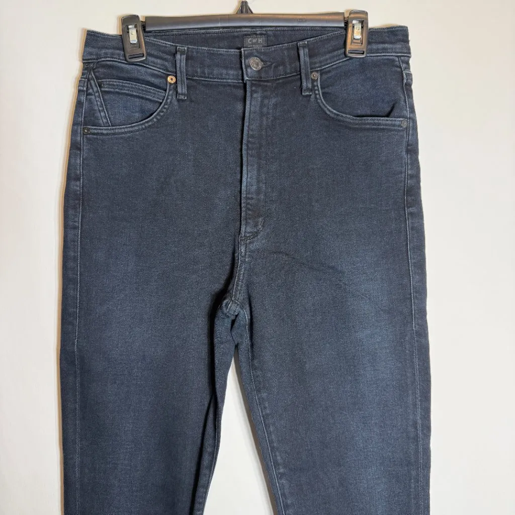 Citizens of Humanity Chrissy High Rise Skinny Jeans Women's 30 Inkwell Dark Wash - Image 7