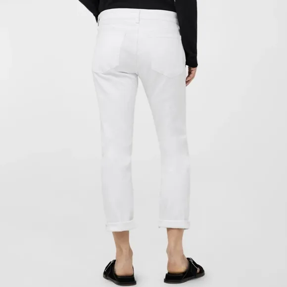 Rag & Bone White Dre Low Rise Slim‎ Boyfriend Jean Size 32 - Image 2